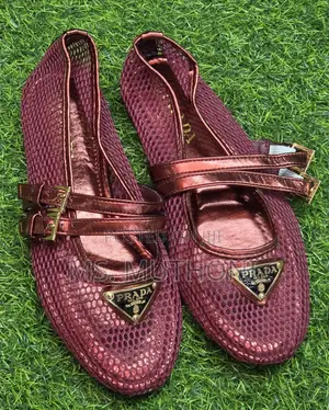 Prada Mesh and Buckled Mary Jane Flat Shoes / Ballerinas 37-41