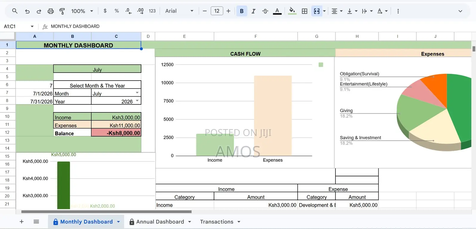 Wealth and Budget Tracker
