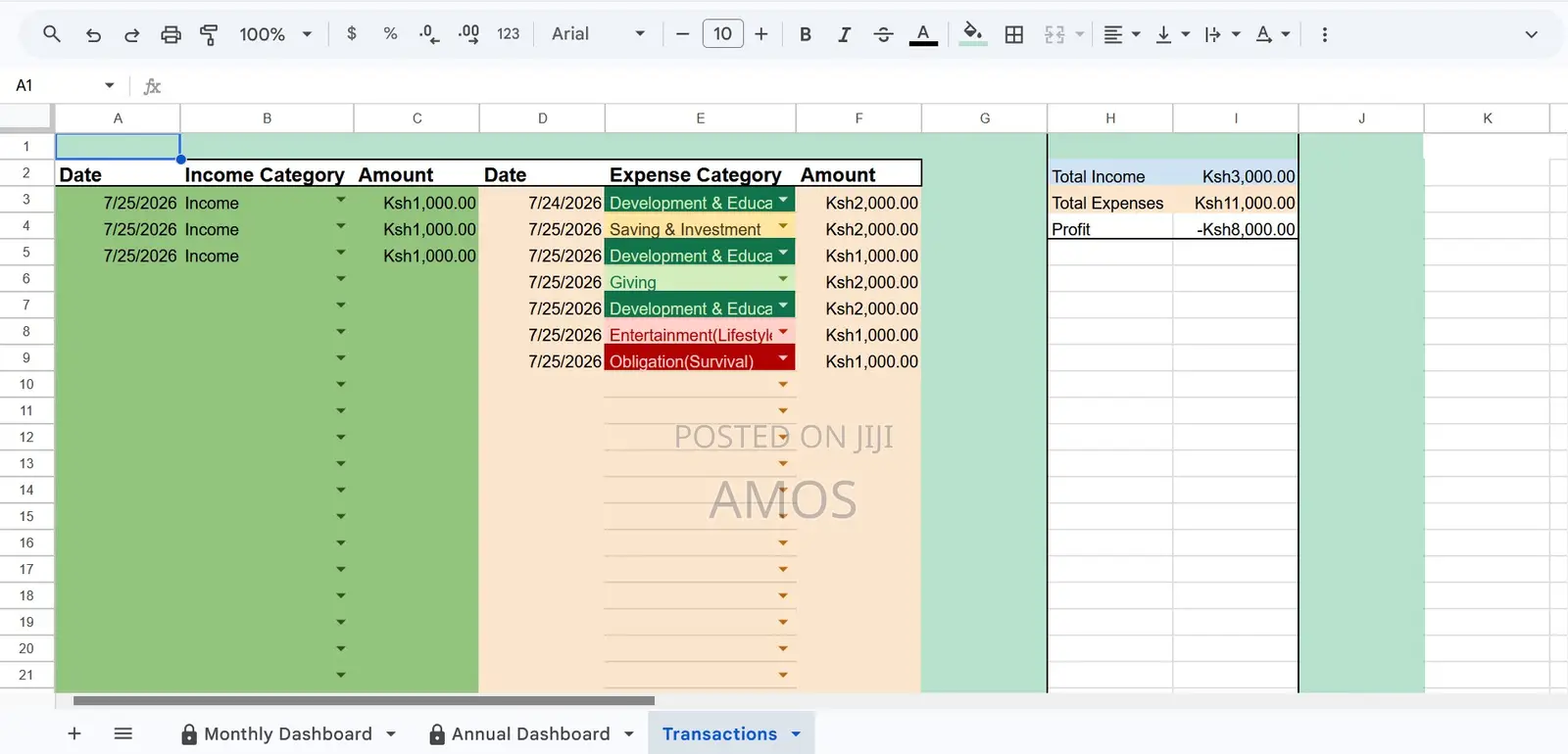 Wealth and Budget Tracker