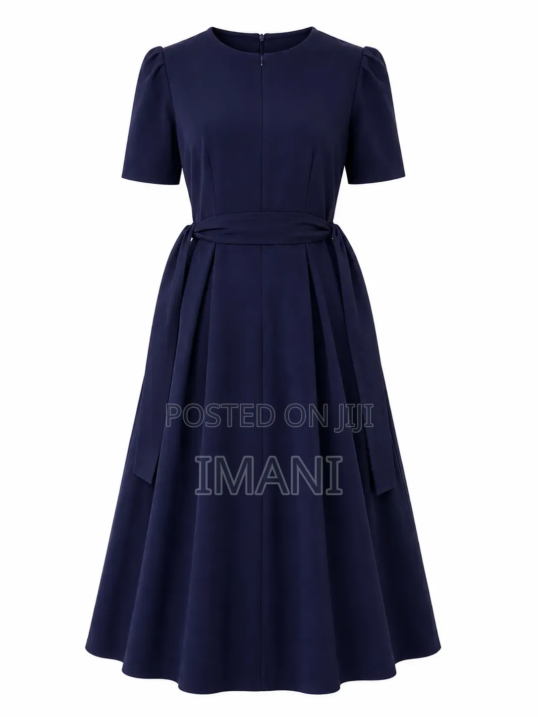 Elegant Navy Blue Dress