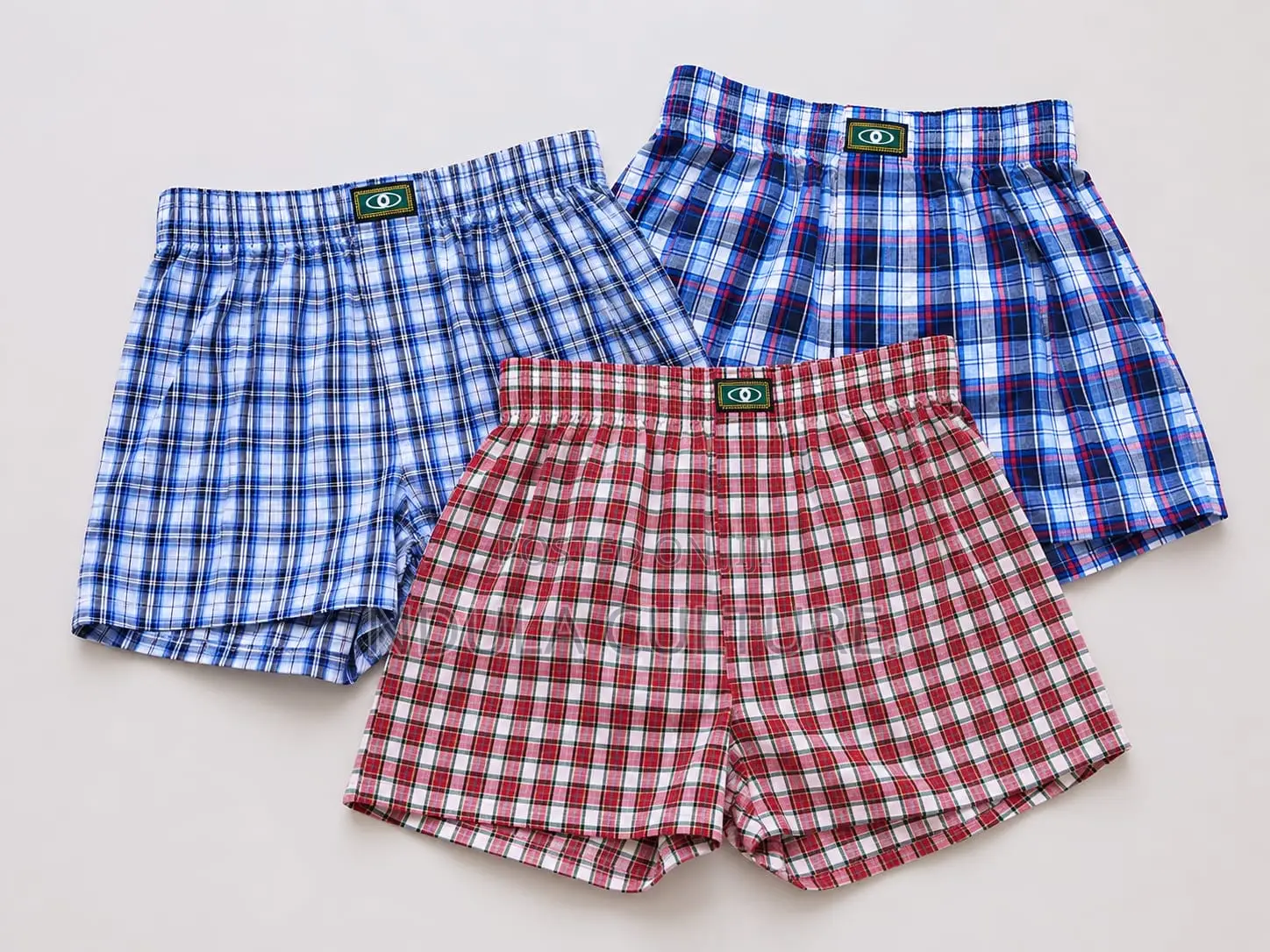Checked Boxer Shorts (6 Pieces) at 416 Each