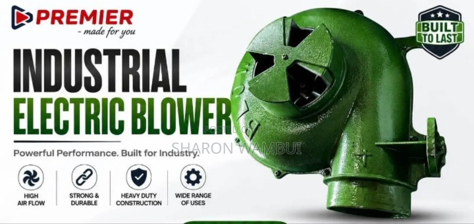 New Industrial 4" Electric Blower/4" Industrial Electric Blower
