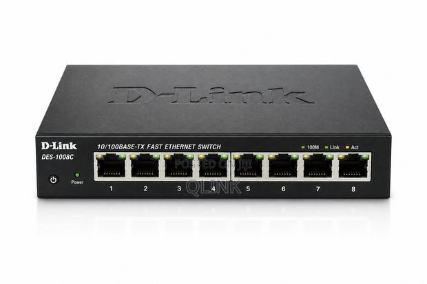D-Link DES-1008C/B 8 Port 10/100Base-T Unmanged Switch