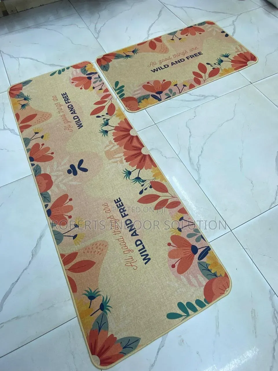 2piece Rubber Kitchen Mats