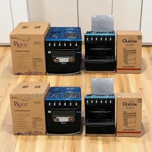 Powerful Compact 3 Gas Burners+1 Hotplate Free Standing Cooker