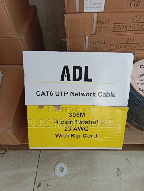 Adl Cat6 305m Ethernet Installation Cable 23awg