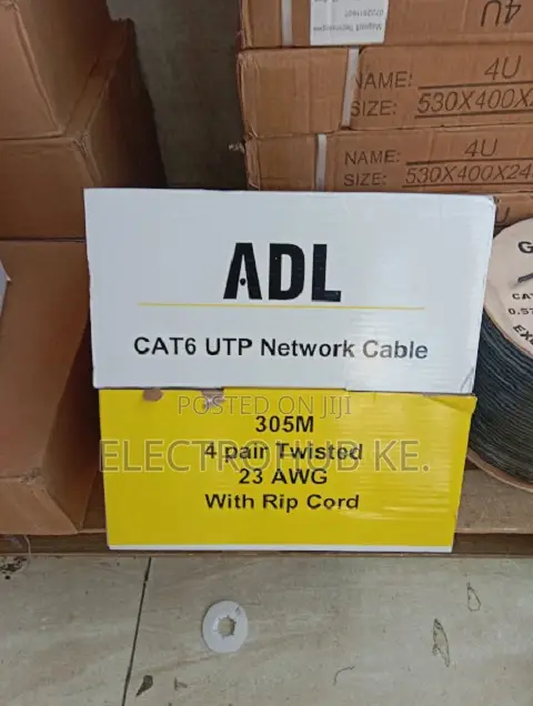 Adl Cat6 305m Ethernet Installation Cable 23awg