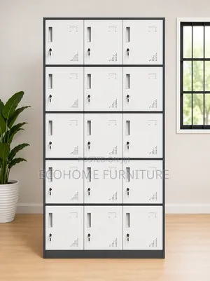 15 Door Steel Locker Cabinet – Secure Metal Storage Cabinet