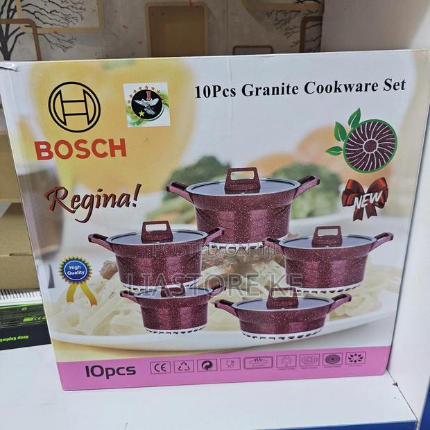 Bosch 10pcs Granite Cookware Set - main view
