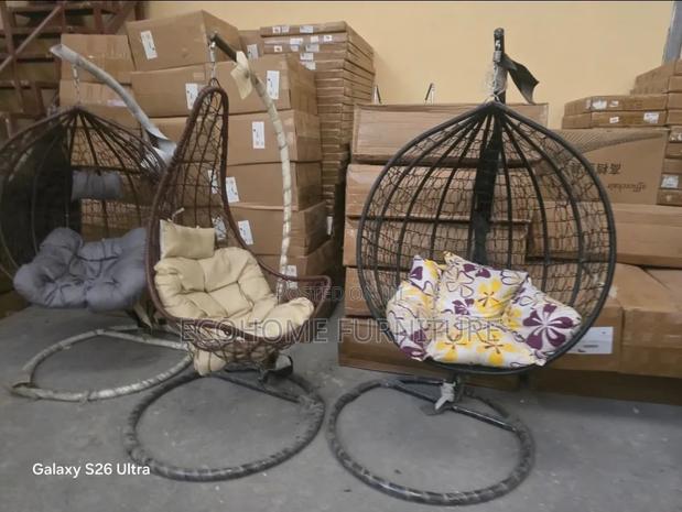 Premium Outdoor Hanging Egg Chair Swing – Rattan Basket Chair