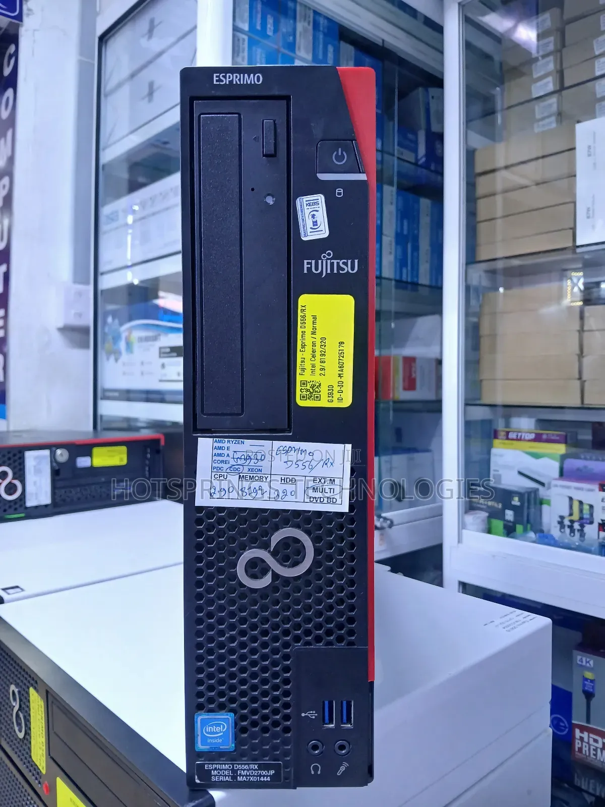 Desktop Computer Fujitsu 8GB Intel Celeron HDD 350GB