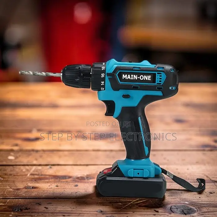 Strong Performance Main-One Cordless Drill With Free Drill Bits