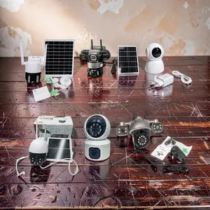 WaterProof 4G Wifi Rotating Dual Triple Lens Solar Cameras Wholesale