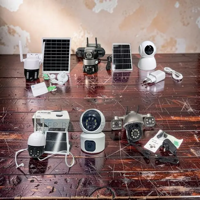 WaterProof 4G Wifi Rotating Dual Triple Lens Solar Cameras Wholesale