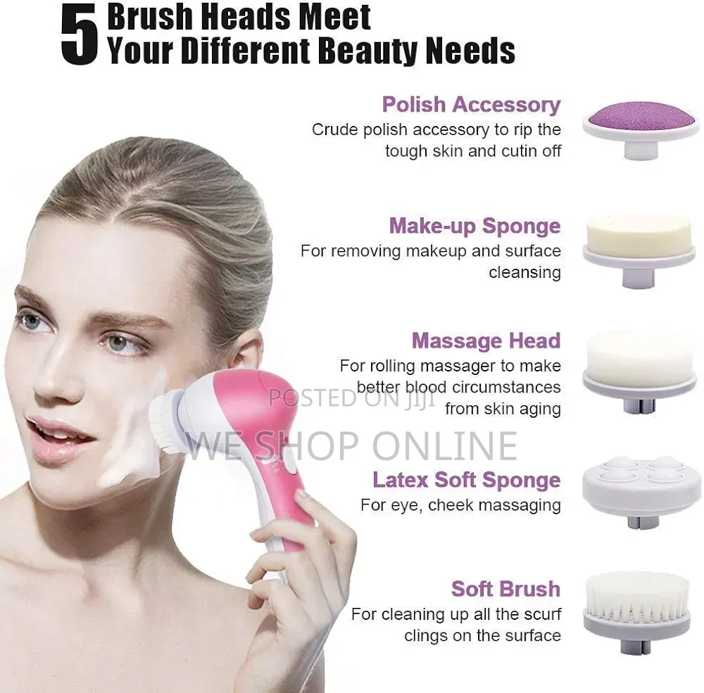 5 in 1 Facial Cleansing Brushes