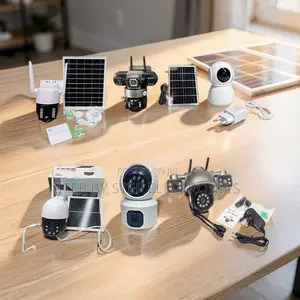 Auto Human Tracking 4G Wifi Rotating Dual Triple Lens Solar Cameras