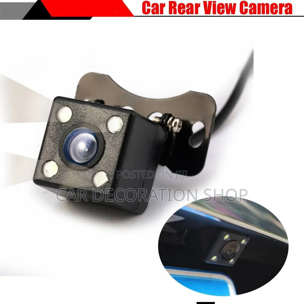 Rear View Back Up Reverse Parking Camera Kit With Night Vision Leds