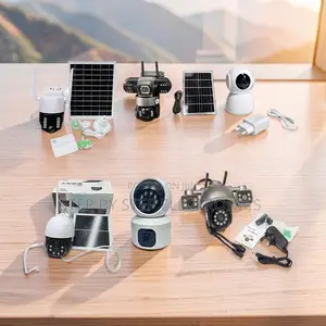 Instant Alerts 4G Wifi Rotating Dual Triple Lens Solar Cameras
