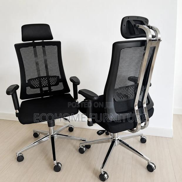 Premium Orthopedic Ergonomic Office Chair With Headrest