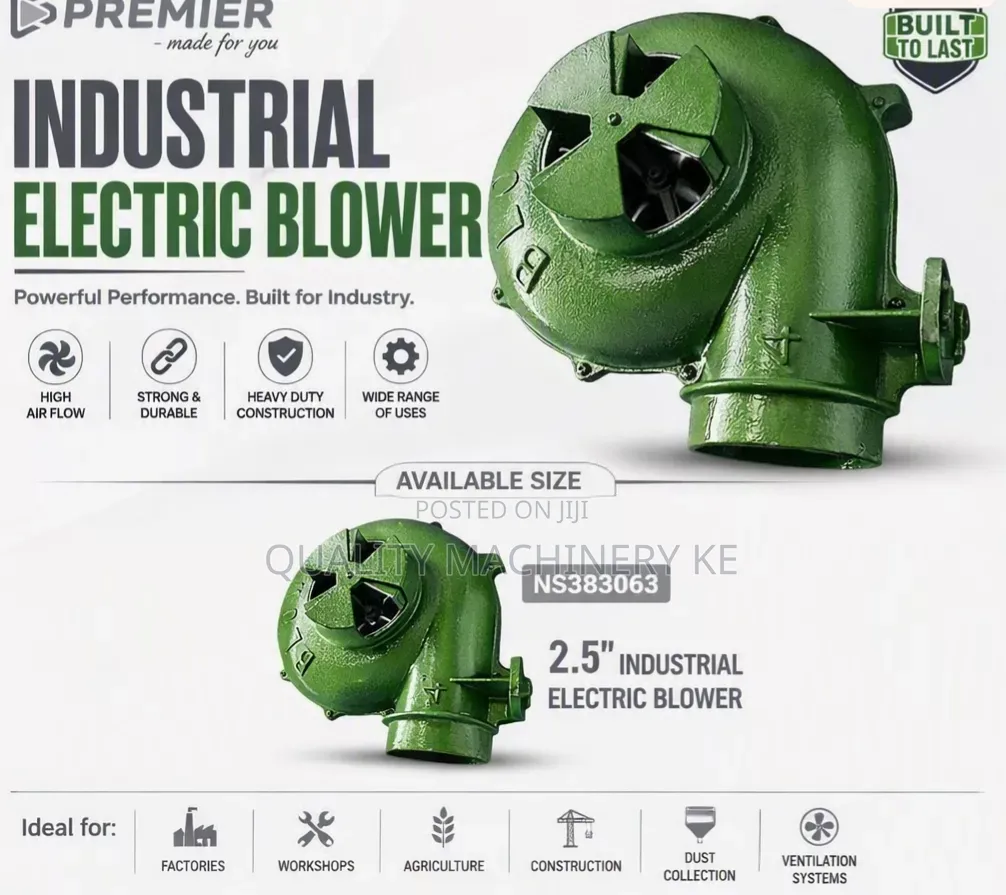 High Air Flow 2.5” Industrial Electric Blower