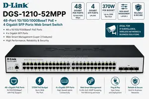 D-Link DGS-1210-52MPP 48-PortBaseT