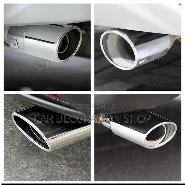 Chrome Exhaust Tailpipe Muffler Tip - thumbnail 2