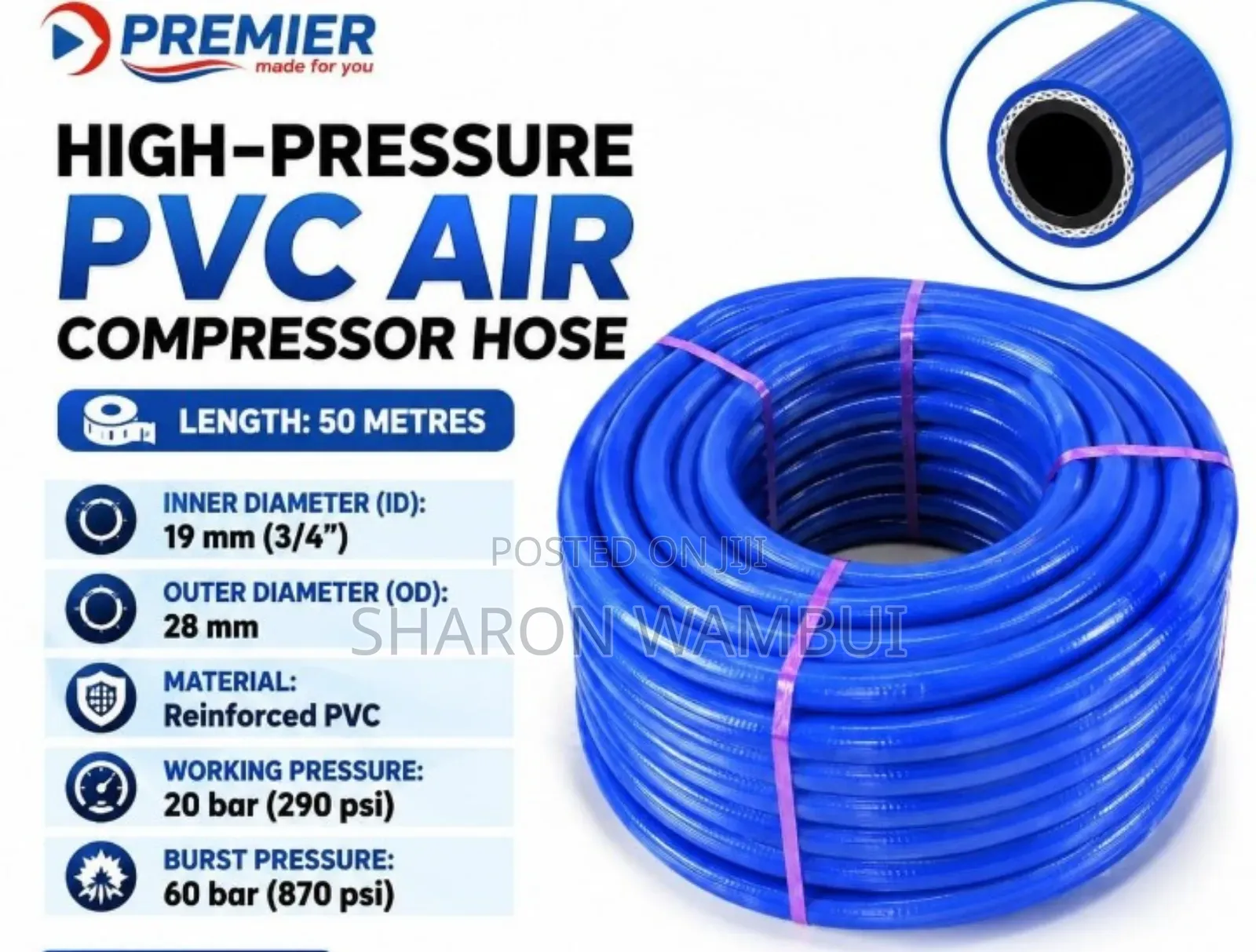 High Pressure PVC Air Compressor Hose/PVC Air Compressor Hose