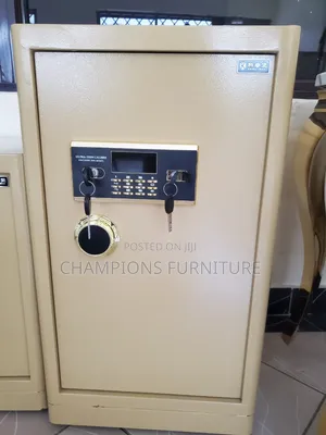 98Kgs Gold Dual-Key Fireproof Safe