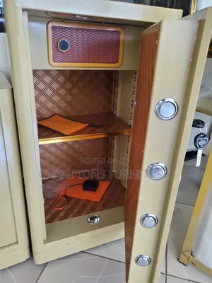98Kgs Gold Dual-Key Fireproof Safe