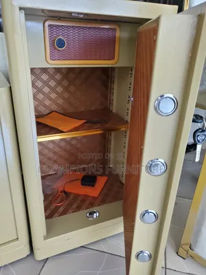 98Kgs Gold Dual-Key Fireproof Safe