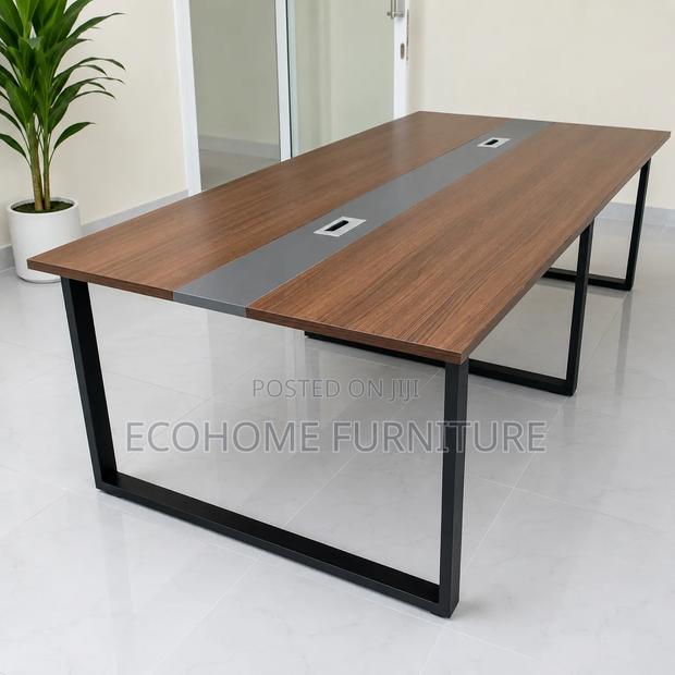Modern 2.4M Executive Boardroom Conference Table