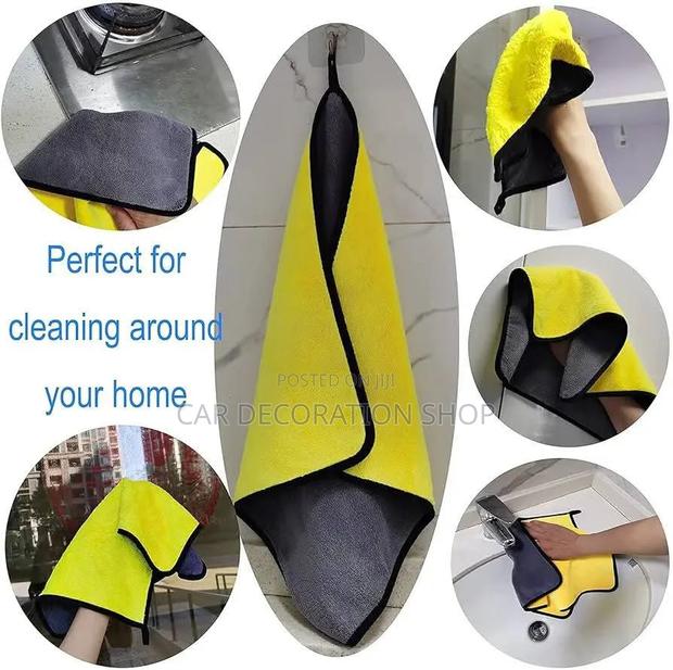 3pcs Microfiber Car Wash Towel 4washing,wiping Gathering Loose Debris
