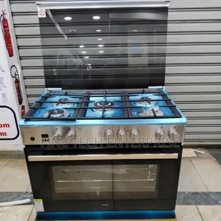 Haier 60*90 5gas Standing Cooker With Electric Oven and Wok Burner.