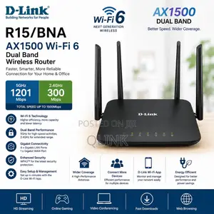 D-Link R15/Bna AX 1500 Wifi 6 Dual Band Wireless Router