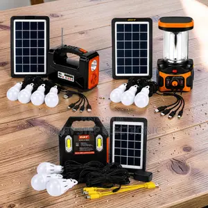 Dependable Portable Home Solar Lighting System Kits With Led Bulbs