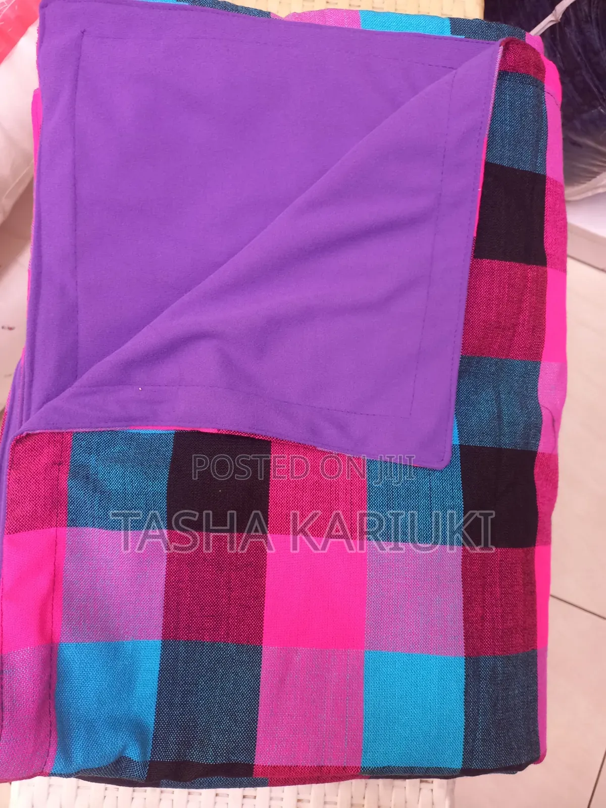 Premium Kenyan Maasai Shuka With Light Fleece – Cozy Warm