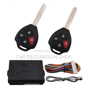Car Alarm System With Engine Cut Out and Integrated Key Blades