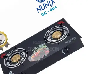Nunix 2 Burner Glass Table Cooker