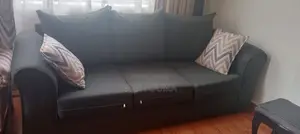 6 Seater Grey Sofa Set in Good Condition