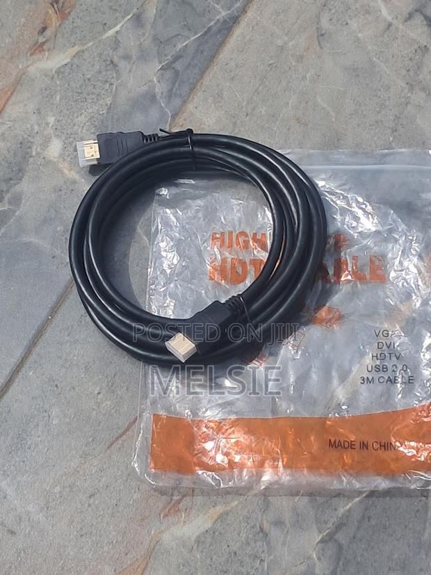Durable 3M HDMI Cable With High Speed Audio Video Transmission