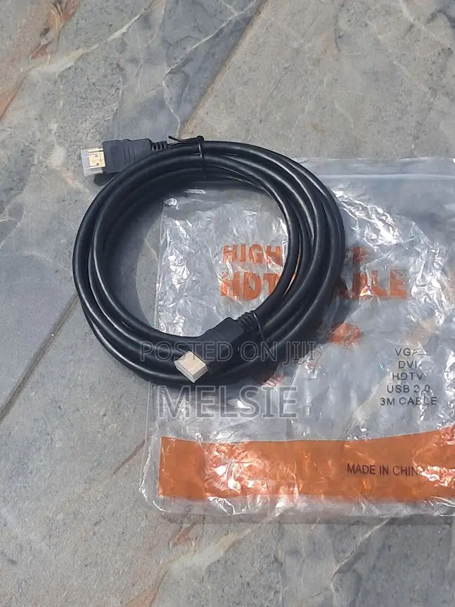 Durable 3M HDMI Cable With High Speed Audio Video Transmission