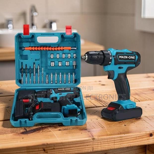 Advanced Technology Main-One Cordless Drill With Free Drill Bits