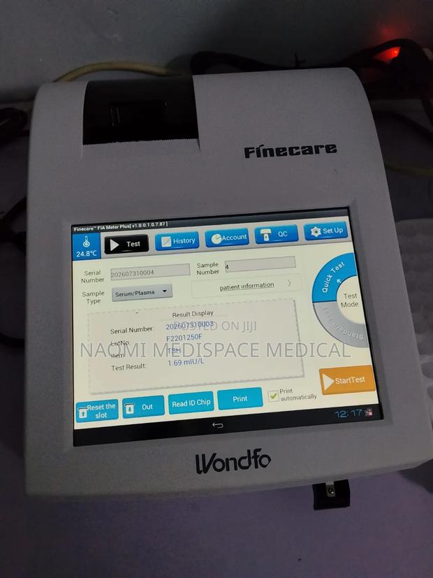 Fluorescence Compact Wondfo Immunoassay Machine Finecare FS-113 - thumbnail 2