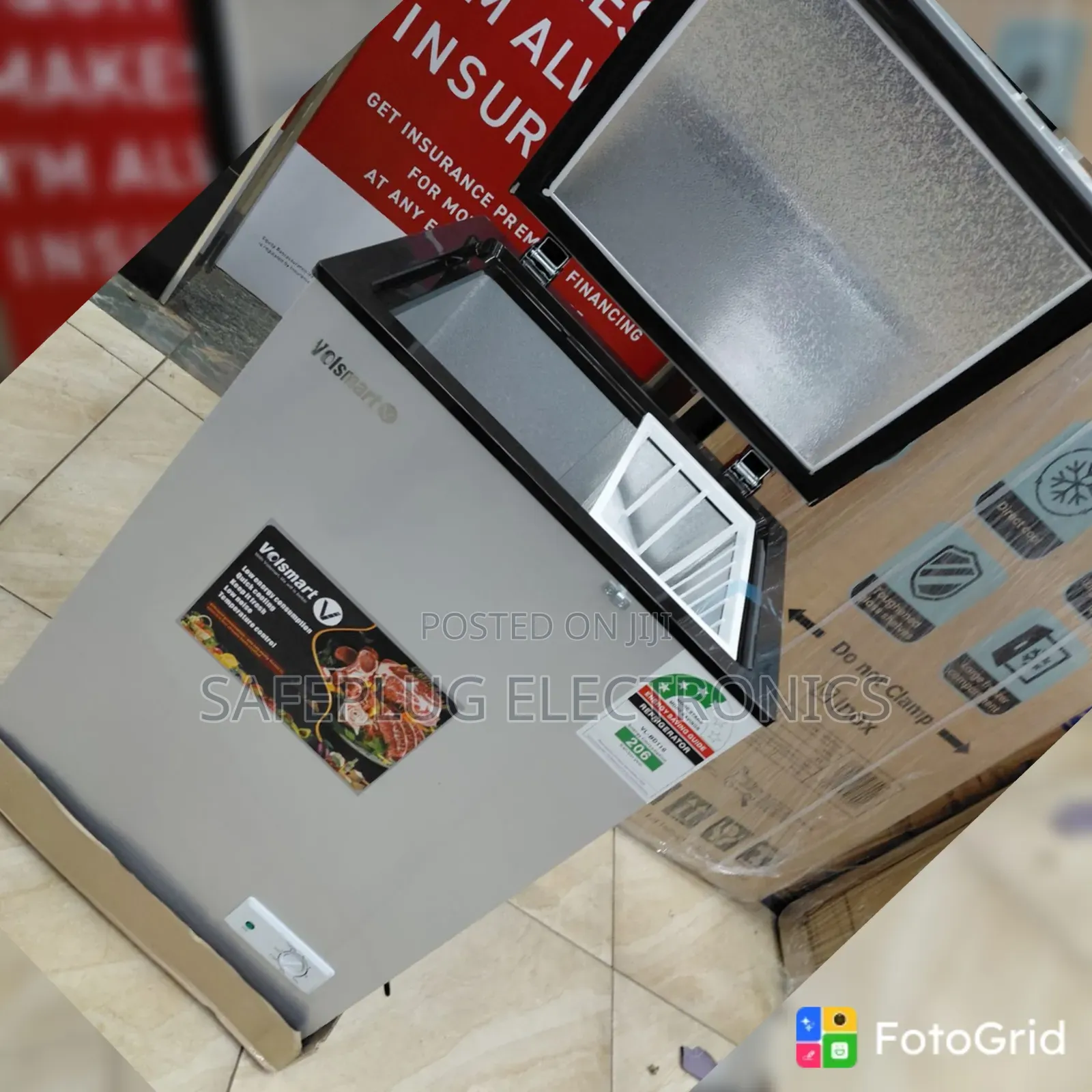 Volsmart 110L Chest Freezer – Fast Cooling Low Power Consumption