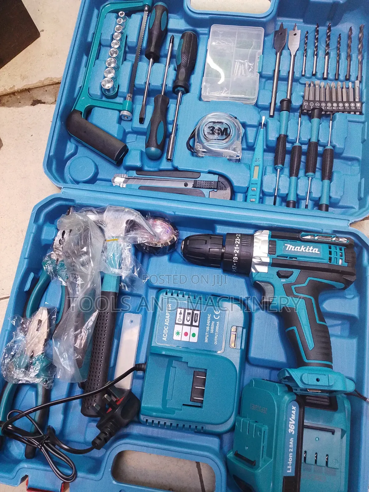 Durable Reachable Makita Drill Set/2 Batteries Makita Cordless Drill