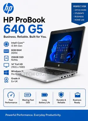 Laptop HP ProBook 640 G5 8GB Intel Core i5 SSD 256GB