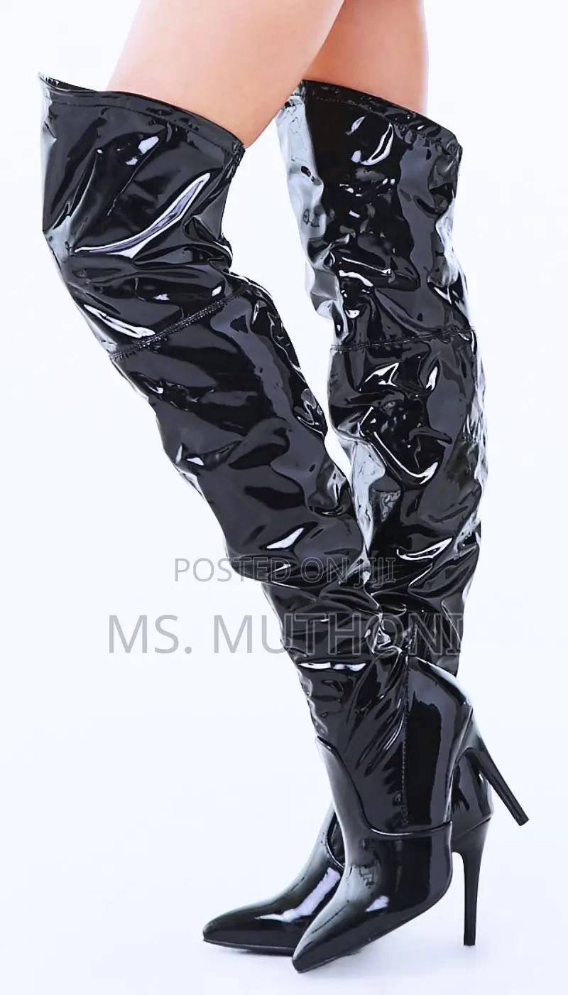 High Fashion Ruched Over-the-Knee Stilettos Boots