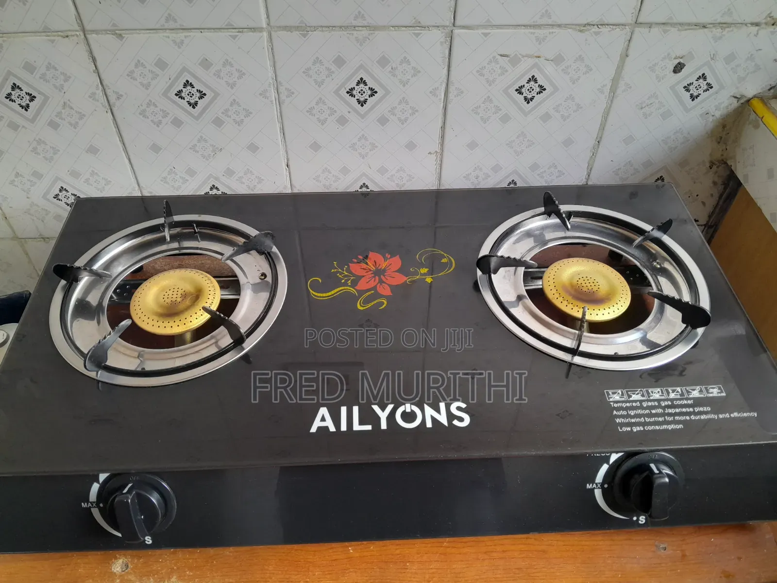 Auto Ignition Table Top 2 Burner Cooker