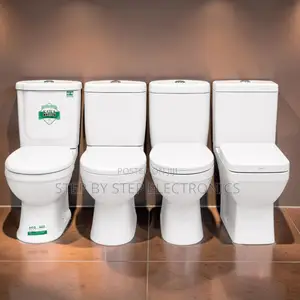 Easy Clean Glazed Ceramic Toilet With Soft Close Seat Cover