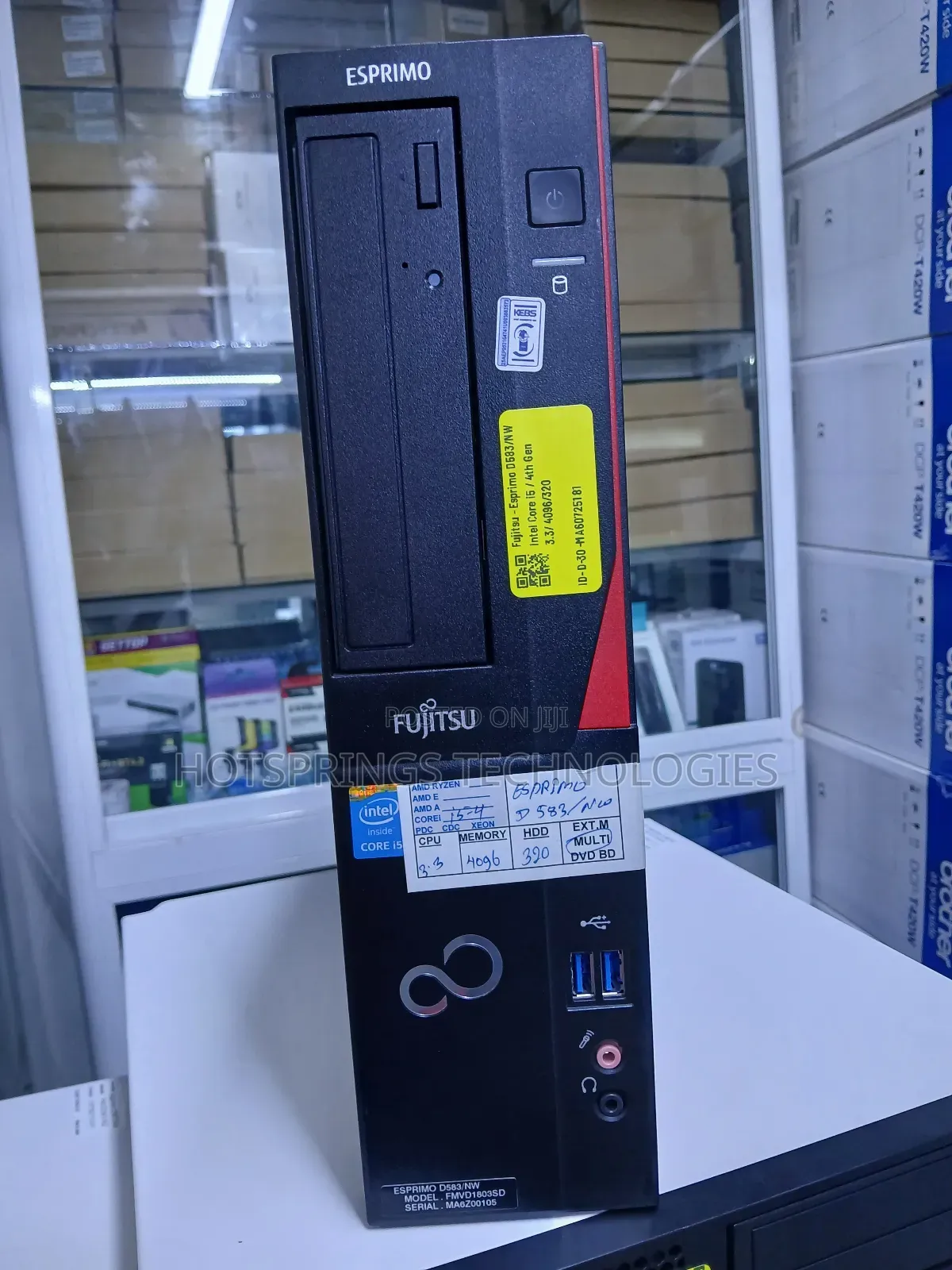 Desktop Computer Fujitsu 4GB Intel Core i5 HDD 320GB